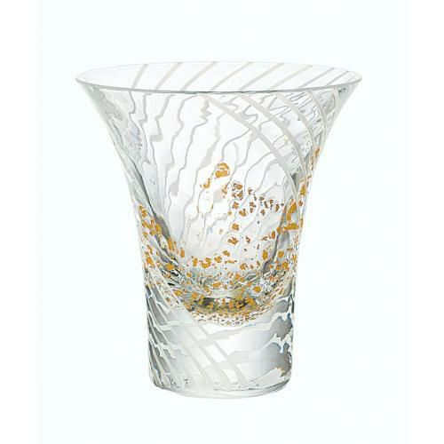 10363 【東洋佐々木ガラス】 江戸硝子 八千代窯 杯(雪見酒) 85ml