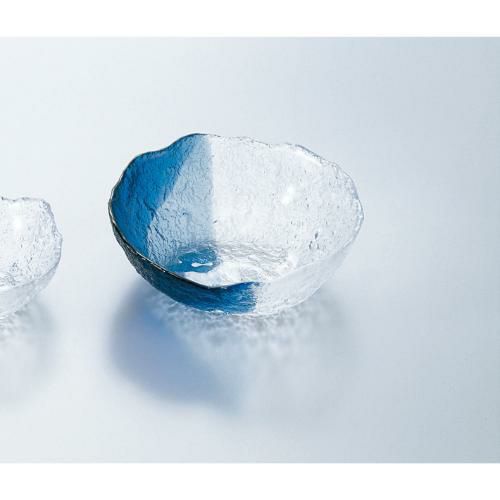 41255SHB 【東洋佐々木ガラス】 清露 大鉢(藍) φ210mm