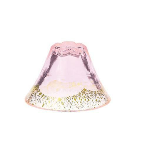 42150TS-G-ERP 【東洋佐々木ガラス】 招福杯 富士山 酒杯(桜・金箔) 80ml