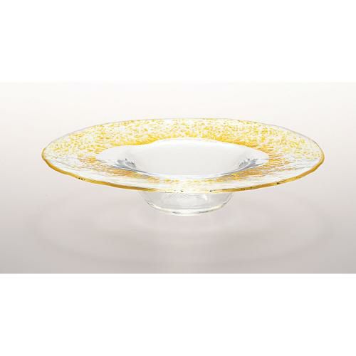 46158G 【東洋佐々木ガラス】 オービット リム付ボール176 金箔付き φ176mm