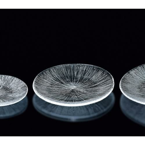 46210 【東洋佐々木ガラス】 泡立ち 大皿 φ250mm