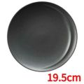 アルコ クリスタルブラック 19.5cmプレート