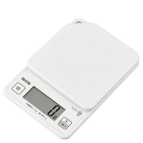 タニタ デジタルクッキングスケール 2kg KJ-213 WH ココナッツホワイト
