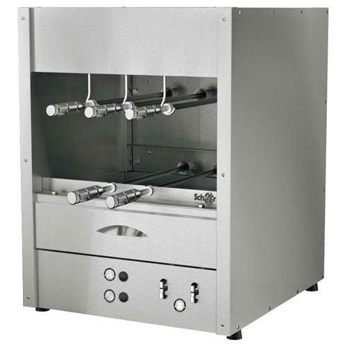 シーア 卓上シュラスコガスグリル 2段タイプ 5本 RG－300－2－5 13A 60Hz