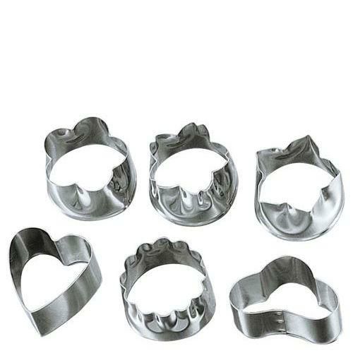 18-8 ビスケット抜型 6pcsセット 小 No.137