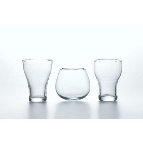 G071T261 【東洋佐々木ガラス】 ビヤーグラスセット 3種 3個入