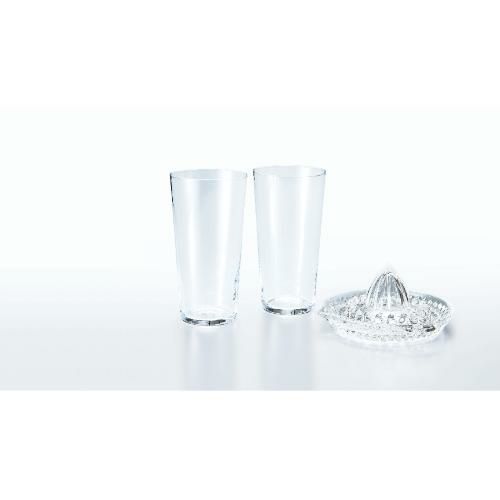 G103-H107 【東洋佐々木ガラス】 レモン絞り器付きサワーグラスセット 420ml