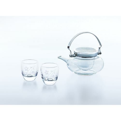 G604M74 【東洋佐々木ガラス】 冷酒の器 酒器1個・杯2個入