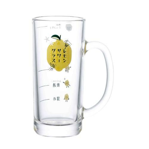 P-06431-J425 【東洋佐々木ガラス】 レモンサワージョッキ 435ml