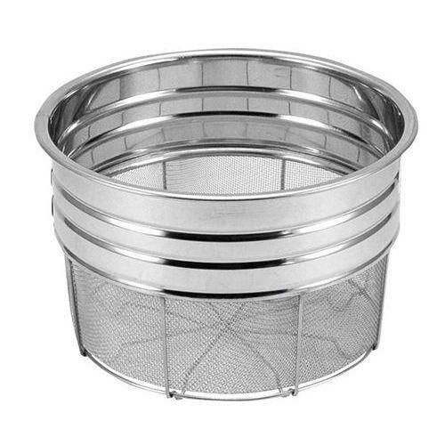 18-8 寸胴型 広巾ザル(手無ミゾ付)30cm