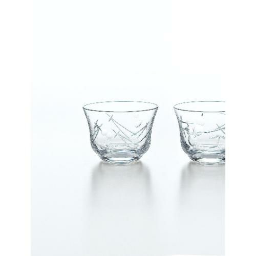 T-20112-C597 【東洋佐々木ガラス】 冷茶グラス(松葉柄) 185ml