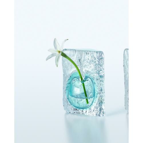 WA183BL 【東洋佐々木ガラス】 一輪ざし(ブルー) 85mm