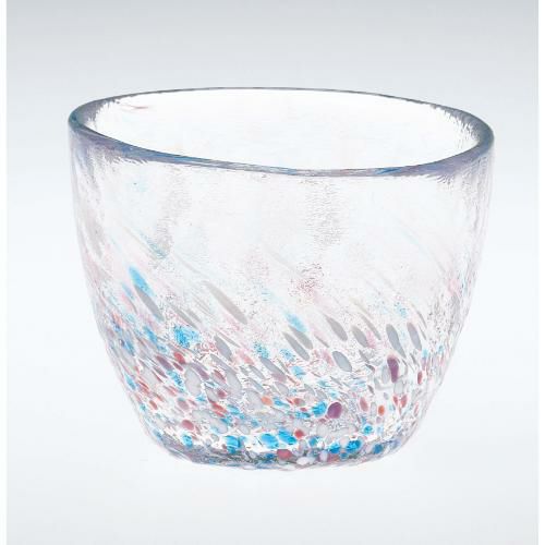 WA311 【東洋佐々木ガラス】 めん猪口(ピンク)