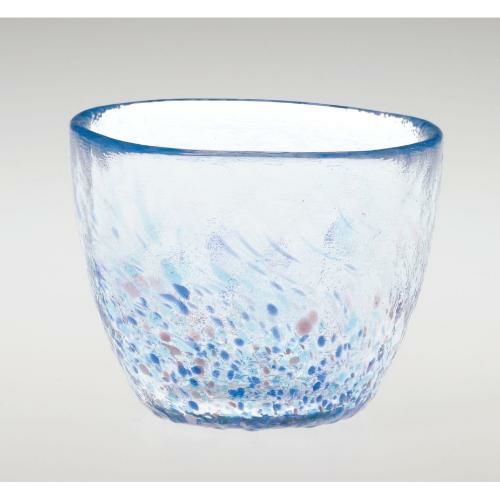 WA313 【東洋佐々木ガラス】 めん猪口(青)