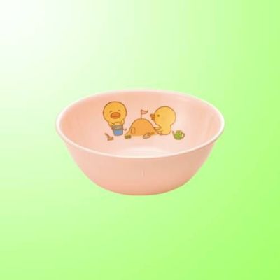 子供食器 中食器 ひよこぐみピンク