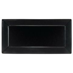 スクエアー マットブラック 31.5cm中長角皿