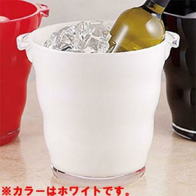 ワインクーラーソリッドカラー ホワイト/1入