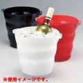 ワインクーラーソリッドカラー レッド/1入