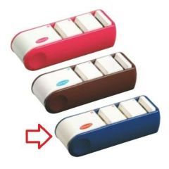 シャプレ ダイアモンド付トリプルシャープナー FC-462 ネイビーブルー ネイビーブルー