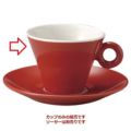 パレルモ レッド カプチーノカップ