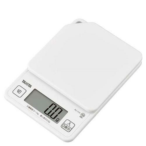 タニタ デジタルクッキングスケール 1kg KJ-114 WH ココナッツホワイト