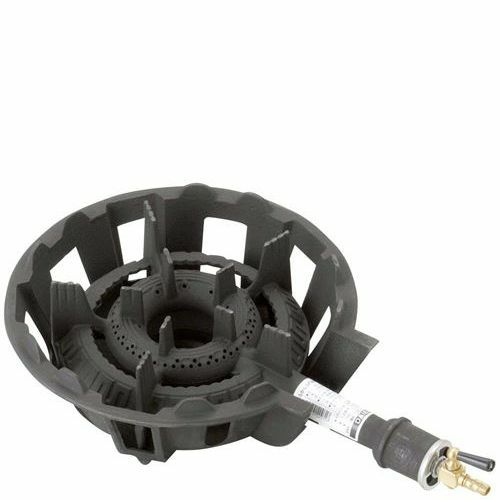 ガスコンロ 業務用 店舗用品 厨房機器LPガス 2024年製 新品 便利な持手付 DEJ－14PSL 【大栄産業】 パイロット付 LP ガスコンロ 1重中型(4