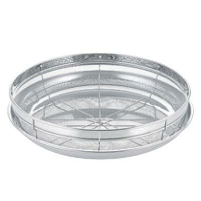 18-8 浅ザル&トレーセット ネット入 31cm