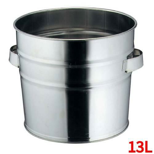 バケツ 18-8 両手 バケット 13L /業務用/新品/小物送料対象商品