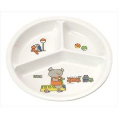 お子様食器 こぐまちゃん 三仕切皿 小 J25 KO