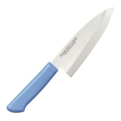 出刃 【マスターコック 抗菌カラー庖丁 和出刃 MCDK165 ブルー】 MASTER COOK MCDK165 長さ:303、背厚:4、刃渡:165 【グループA】
