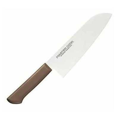 万能 【マスターコック 抗菌カラー庖丁 万能型 MCBK175 ブラウン】 MASTER COOK MCBK175 長さ:295、背厚:2.2、刃渡:175 【グループA】