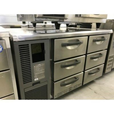 【中古】ドロワーコールドテーブル ホシザキ RT-120DDF 幅1200×奥行750×高さ800 【送料別途見積】【業務用】