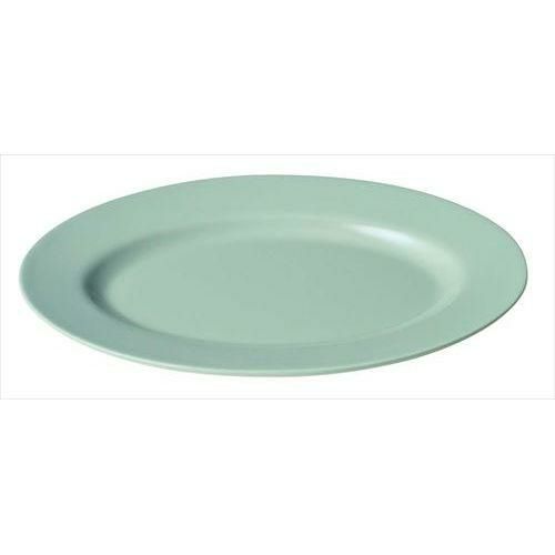 メラミン中華食器 瑞祥 小判皿 10インチ CS-23 青磁無地