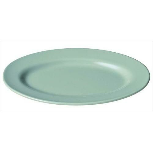 メラミン中華食器 青磁瑞祥 小判皿 喜喜 8インチ CS-24