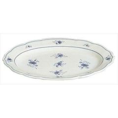 メラミン ビューティーフラワー 小判皿10インチ BF-11