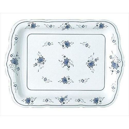 メラミン ビューティーフラワー 角皿 14インチ BF-22