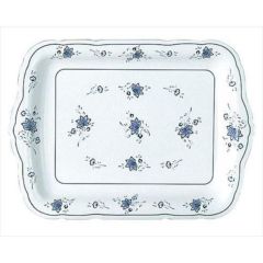 メラミン ビューティーフラワー 角皿 16.8インチ BF-26