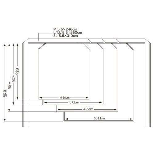 調理前掛(2枚入)【3L】