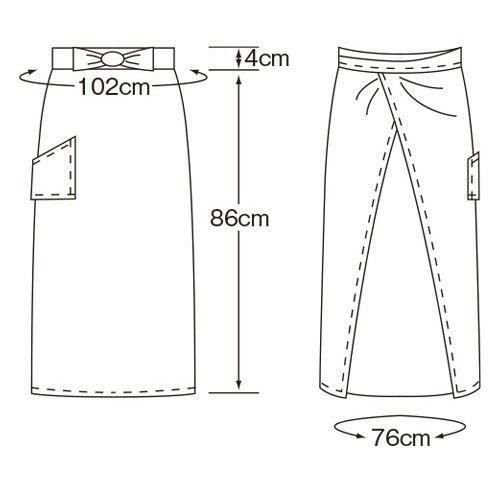 ソムリエエプロン【ブラウン】