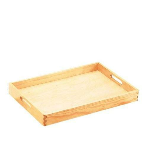 白木 脇取盆 大 17104