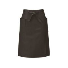 腰下エプロンミドル丈【ブラック】