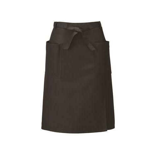 腰下エプロンミドル丈【ブラック】