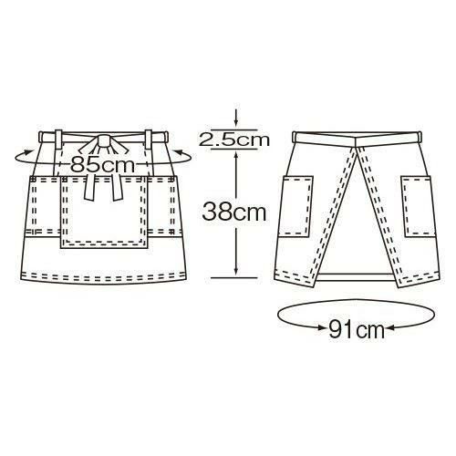 サロンエプロン【ブラウンチェック】