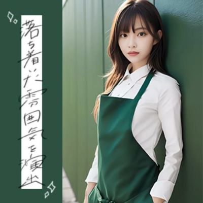 胸当てエプロン【グリーン】