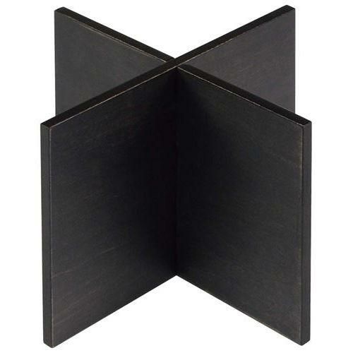 木製 組立十字スタンド 黒 200×200×150mm