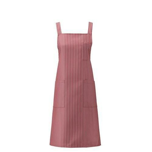 胸当てエプロン【ワインストライプ】