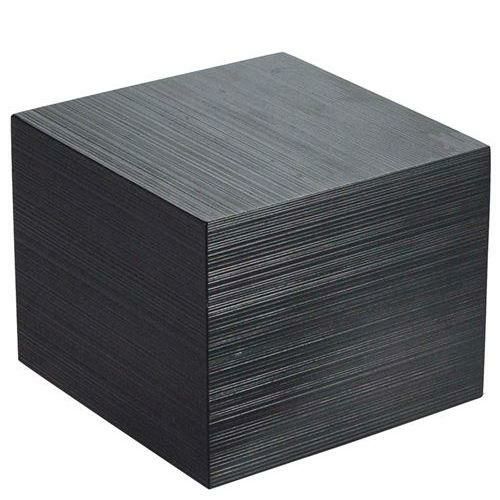 木製 千筋キューブ 黒 200×200×160mm