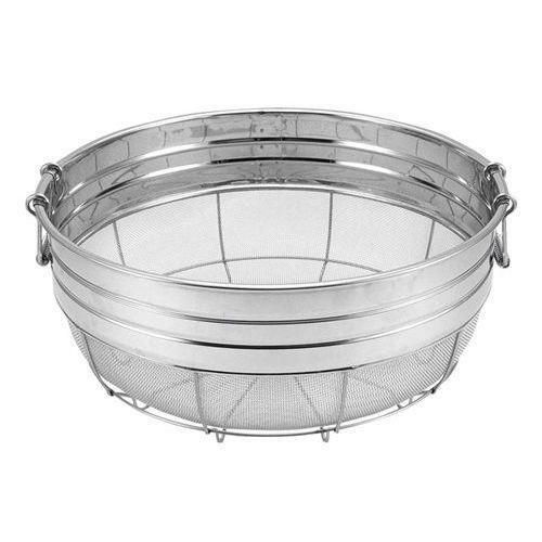 ザル 【18-8 取手付 広巾ザル(ミゾ付)55cm】 (A)580(B)550(C)252(D)120 【グループA】