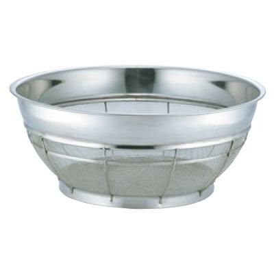 ザル BK 18-8 浅型ザル 普通目 37.5cm 11メッシュ