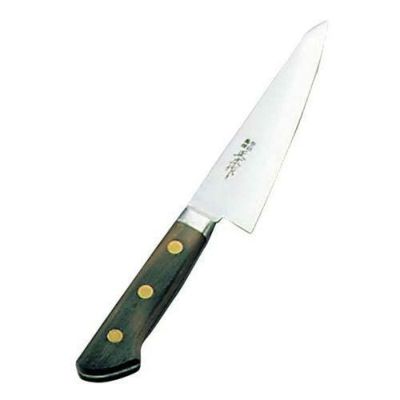 正広作(日本鋼・ツバ付)骨スキ 角型 15cm
